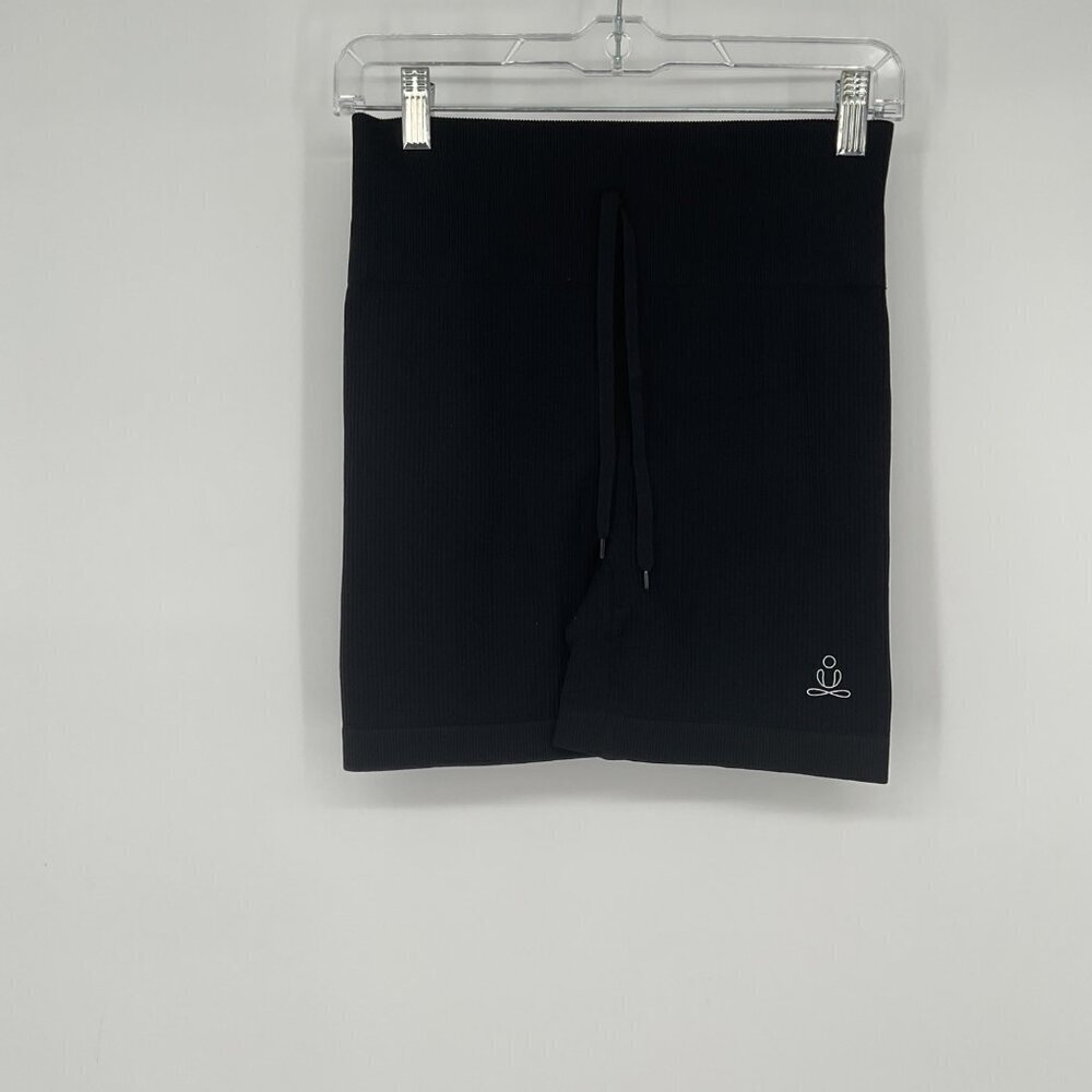 Phat Buddha M/L Black‎ High-Waisted Athletic Shorts